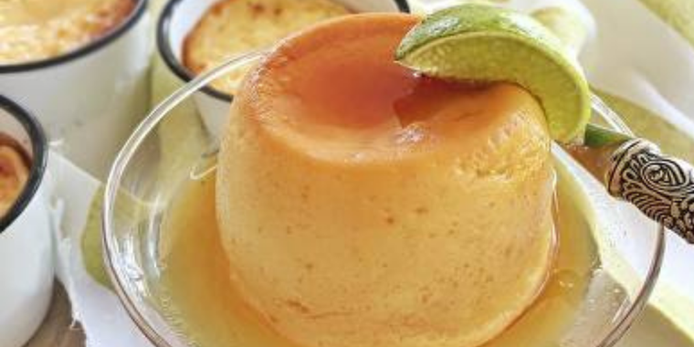 Flan de lima Foto: Inutilisimas