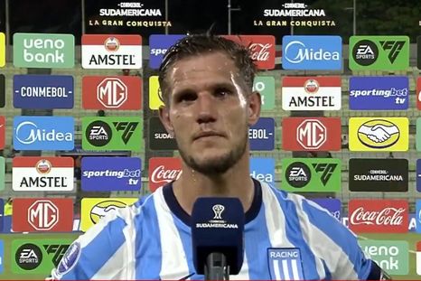 El volante no ocultó su bronca por el resultado de Racing y fue tajante con el presente del equipo. El volante no ocultó su bronca por el resultado de Racing y fue tajante con el presente del equipo.