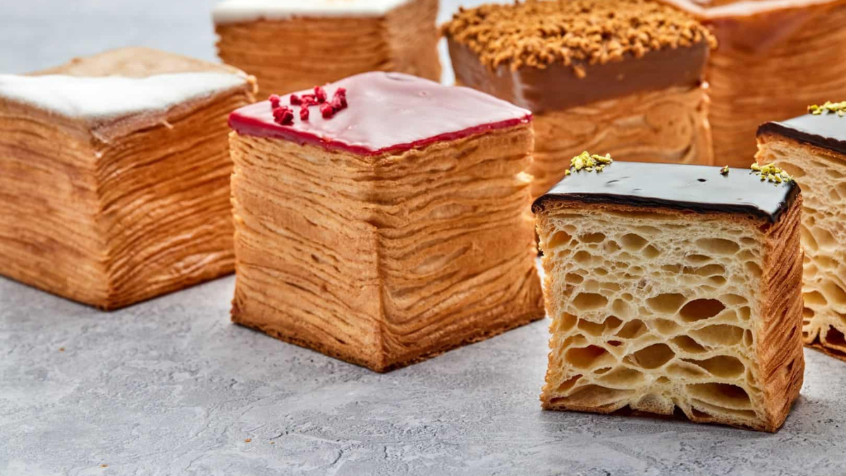 No es un croissant común... es un croissant cube: receta paso a paso