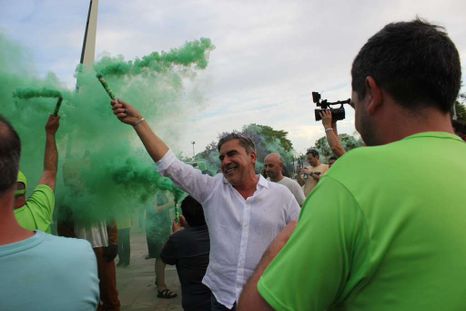 Mario Vadillo, uno de los referentes del Frente Verde. Mario Vadillo, uno de los referentes del Frente Verde.