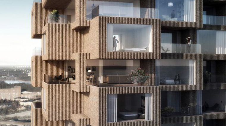 Una de las obras arquitectónicas de Norra Tornen en Estocolmo, Suecia. Foto: https://bustler.net/news/