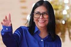 Delcy Rodríguez, presidenta encargada de Venezuela. Foto Efe