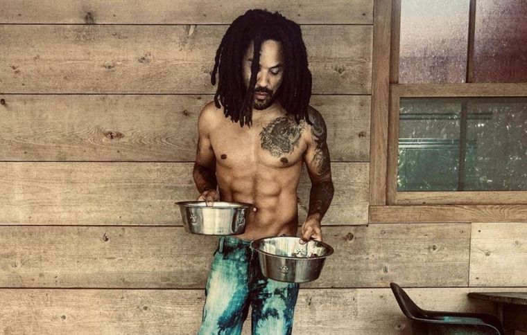 El secreto de Lenny Kravitz para lucir una figura alucinante a los 56 años Lenny Kravitz Foto: Instagram