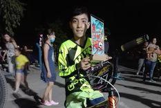 Valentino se entrenaba para competir porque la bicicleta era su vida