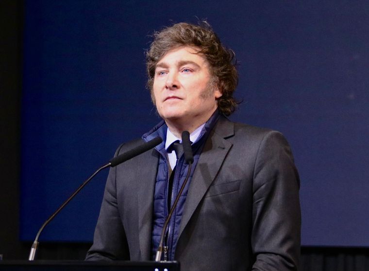 Javier Milei estará el viernes en Mendoza Foto: Presidencia de la Nación