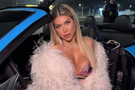 Wanda Nara y su look en la audiencia de divorcio con Icardi. Wanda Nara y su look en la audiencia de divorcio con Icardi.