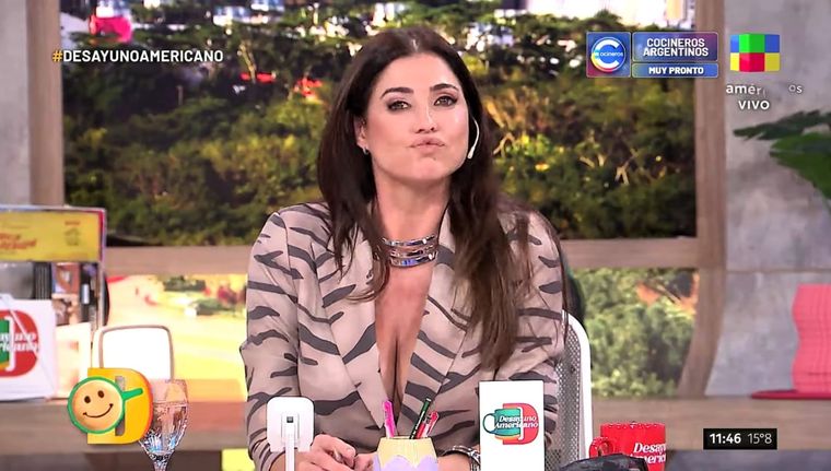 Pamela David y un incierto futuro en canal América Foto: Captura de video América TV