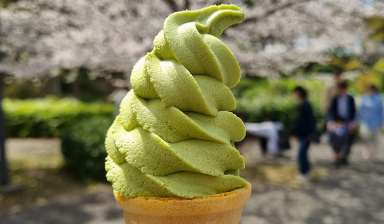 Un helado de matcha perfecto para el verano Un helado de matcha perfecto para el verano