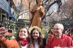 La procesión del Patrón Santigo en Mendoza.&nbsp;