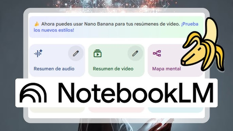 NotebookLM integra a NanoBanana en su plataforma. NotebookLM integra a NanoBanana en su plataforma.