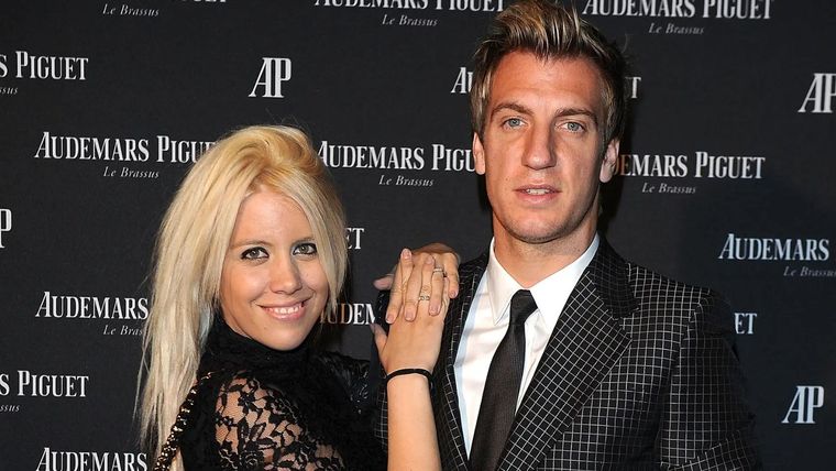 Maxi López y Wanda Nara. Maxi López y Wanda Nara.