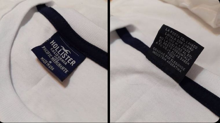 El particular mensaje que contenía la etiqueta Foto: (X @repmarti)