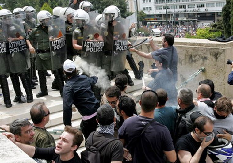 La crisis en Grecia golpea y muy fuerte. Foto: EFE