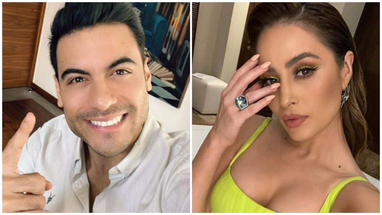 CARLOS RIVERA Y CYNTHIA RODRÍGUEZ LOS ENAMORADOS DIERON EL SÍ FRENTE AL ALTAR. Foto: INFOBAE