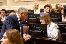 Patricia Bullrich le dio la bienvenida a Luis Juez al interbloque de La Libertad Avanza.