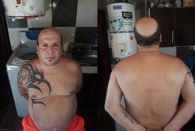 Diego Vildoza tras su arresto.