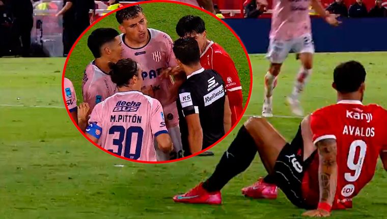 Andrés Merlos cobró un polemiquísimo penal para Independiente ante Unión.