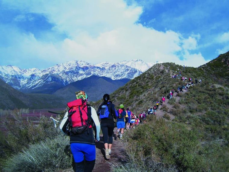Este verano empieza la marcación del Sendero de Gran Recorrido de los Andes. Foto: Gobierno de Mendoza