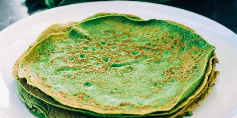 Panqueques de espinaca Foto: Cookpad
