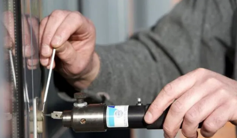 Trabajo de cerrajeria Foto: NA