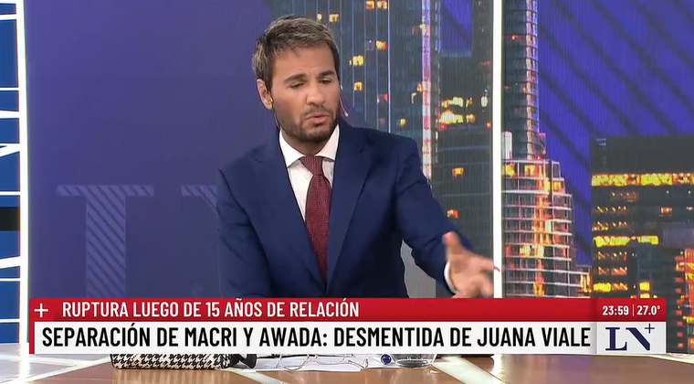 Tomás Dente se comunicó con Juliana Awada. Tomás Dente se comunicó con Juliana Awada.