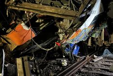 El tren descarrilló en Gélida, cerca de Barcelona. El tren descarrilló en Gélida, cerca de Barcelona.