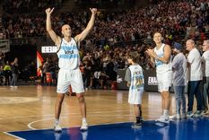 Manu y el equipo histórico, en Mendoza. Foto: EFE Manu y el equipo histórico, en Mendoza. Foto: EFE