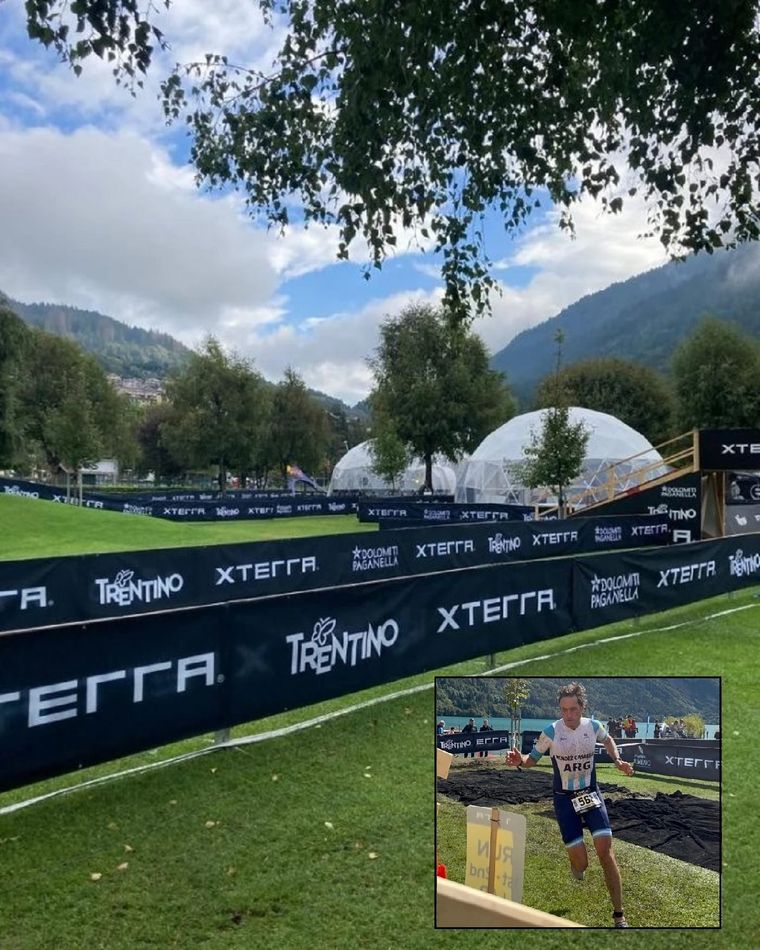 Mariano Méndez Casariego representó al Club Mendoza de Regatas Foto: Prensa Gobierno de Mendoza