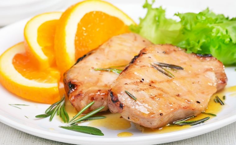 Cerdo con compota de naranja Una receta simple y deliciosa en pocos minutos Foto: Shutterstock