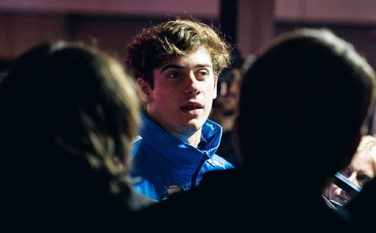 Franco Colapinto se volvió viral luego de correr en Las Vegas. Foto: Williams