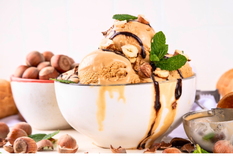 Helado de chocolate y avellana hecho en casa: guía paso a paso Foto: Shutterstock