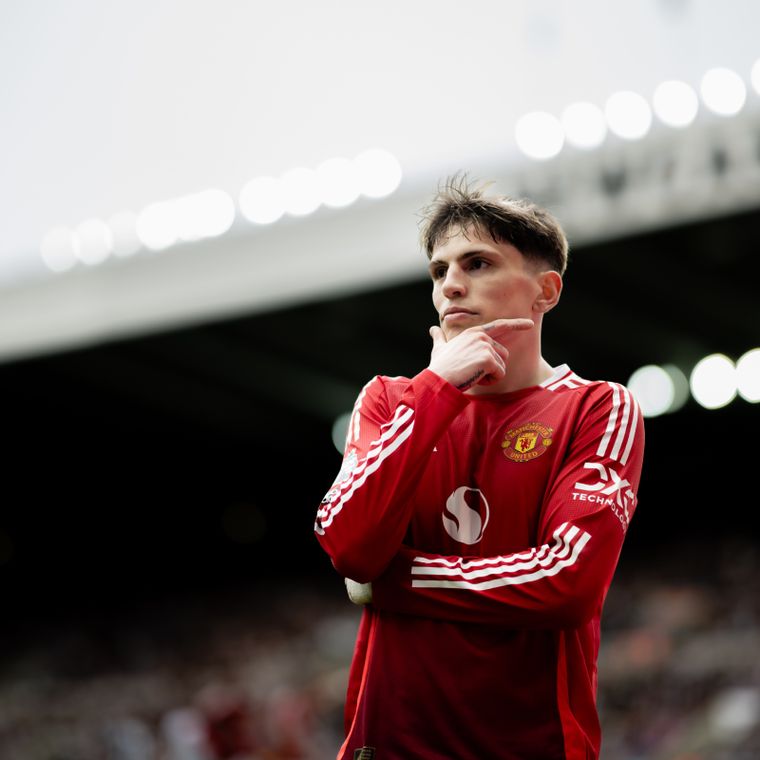 Garnacho convirtió un golazo en la derrota del Manchester United. Foto: @ManUtd