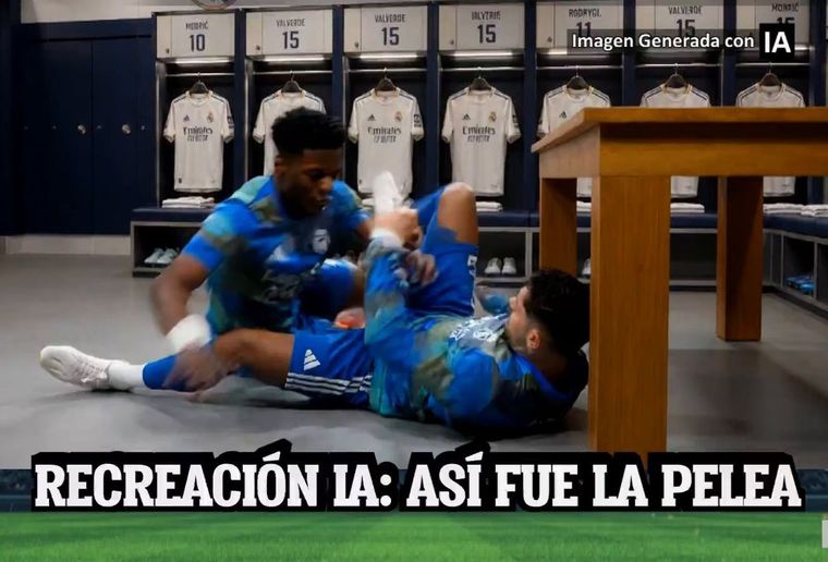 Federico Valverde y Aurélien Tchouaméni tuvieron una pelea en el vestuario del Real Madrid.&nbsp;