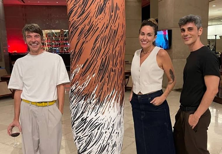Gastón Fournier, Melanie Camsen y Gabriel Altamirano. Gastón Fournier, Melanie Camsen y Gabriel Altamirano.