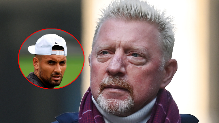 Becker le respondió de forma lapidaria a Kyrgios, que menospreció el nivel de la vieja era del tenis Foto: EFE
