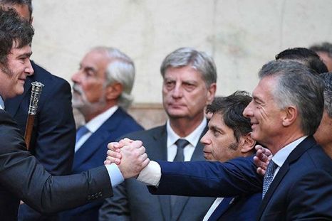 Javier Milei y Mauricio Macri, cerca de reunirse otra vez en la Quinta de Olivos. Javier Milei y Mauricio Macri, cerca de reunirse otra vez en la Quinta de Olivos.