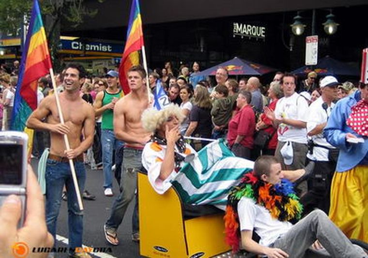La ciudad australiana de Melbourne celebró la Gay Pride en febrero Foto: web