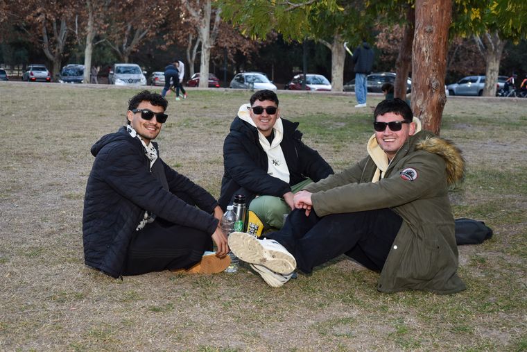 Alejo Díaz, Juan Cruz Mallea y Fernando Fuentes. Alejo Díaz, Juan Cruz Mallea y Fernando Fuentes.