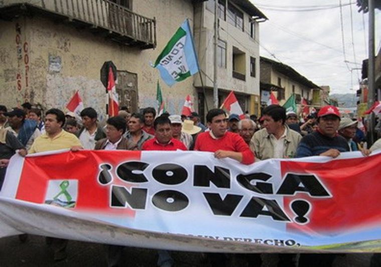 Manifestación en Cajamarca. Foto: fdaccajamarca.blogspot.com