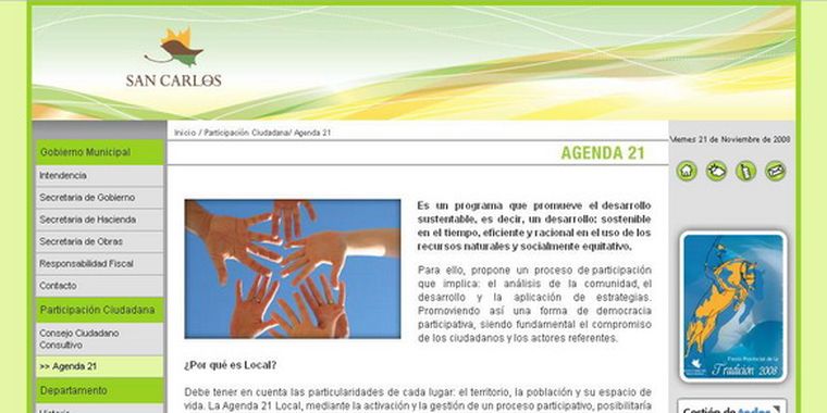 Página oficial de San Carlos.