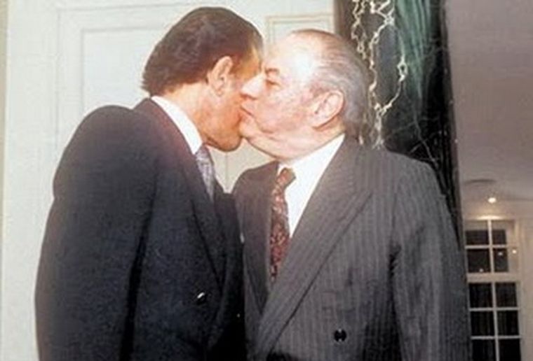Menem y Corach fueron artífices del pacto de Olivos. Foto: web