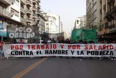El Fiscal Ernesto de Aragón elevó a juicio una causa iniciada por dirigentes piqueteros en Córdoba por obstruir la circulación durante la Marcha contra el Hambre en abril pasado Foto: Facebook CTA Autónoma Córdoba