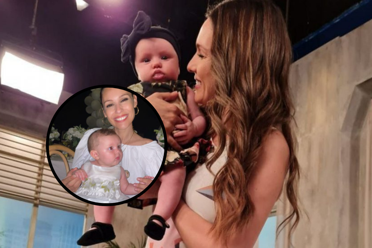 LAS FOTOS DEL BAUTISMO DE ANA LA HIJA DE PAMPITA Y GARCÍA MORITÁN