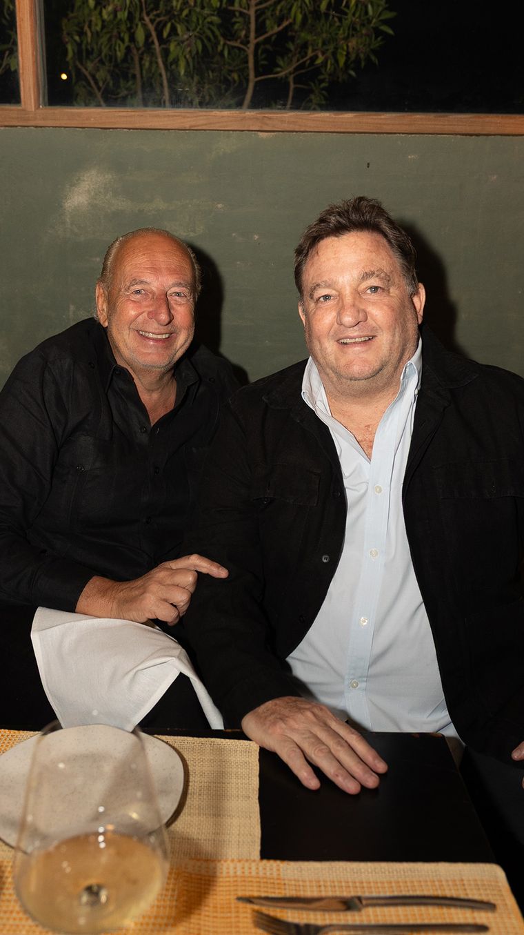 José Luis Manzano y Alejandro Macfarlane en Gurisa. José Luis Manzano y Alejandro Macfarlane en Gurisa.