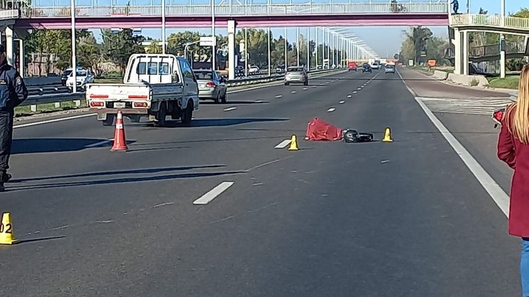 El lugar del hecho Foto: Twitter: @MATIPASCUALETTI