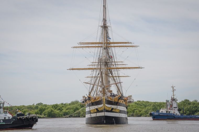 La fragata fue sometida a una serie de arreglos en el Astillero Río Santiago.