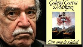 Gabo García Márquez y su novela más famosa.