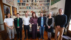 CFK recibió a los candidatos porteños y les dio su respaldo de cara a las elecciones del 26 de octubre.