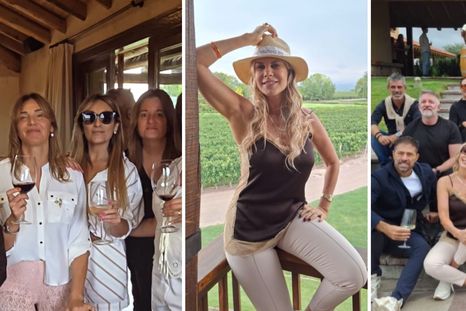 Las figuras de la televisión y la política durante la Vendimia. Las figuras de la televisión y la política durante la Vendimia.