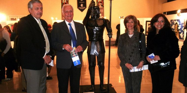Eduardo Marroquín, Italo Garavaglia, Norma Garavaglia y Silvia Lemos. Foto: Gentileza